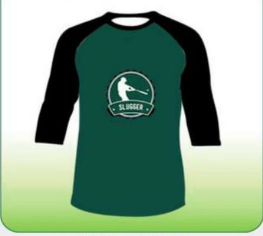 3/4 Sleeve T-Shirts 2 — Rehman Sports catalog page 44