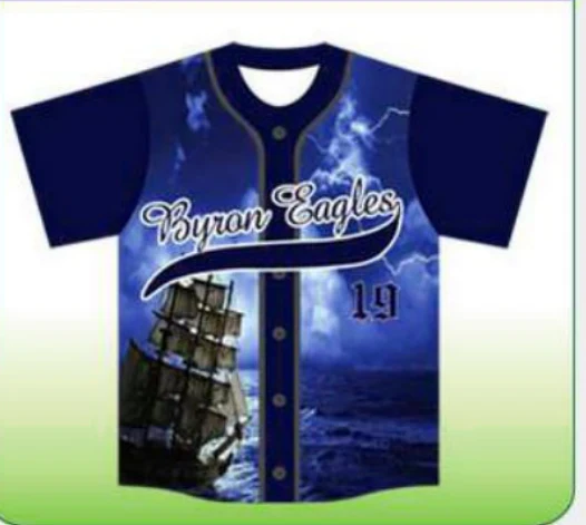 Full Button Baseball Jerseys 11 — Rehman Sports catalog page 35