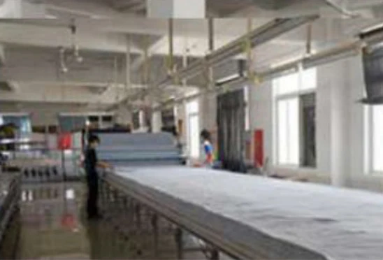 Fabric preparation pictured in the Rehman Sports catalog